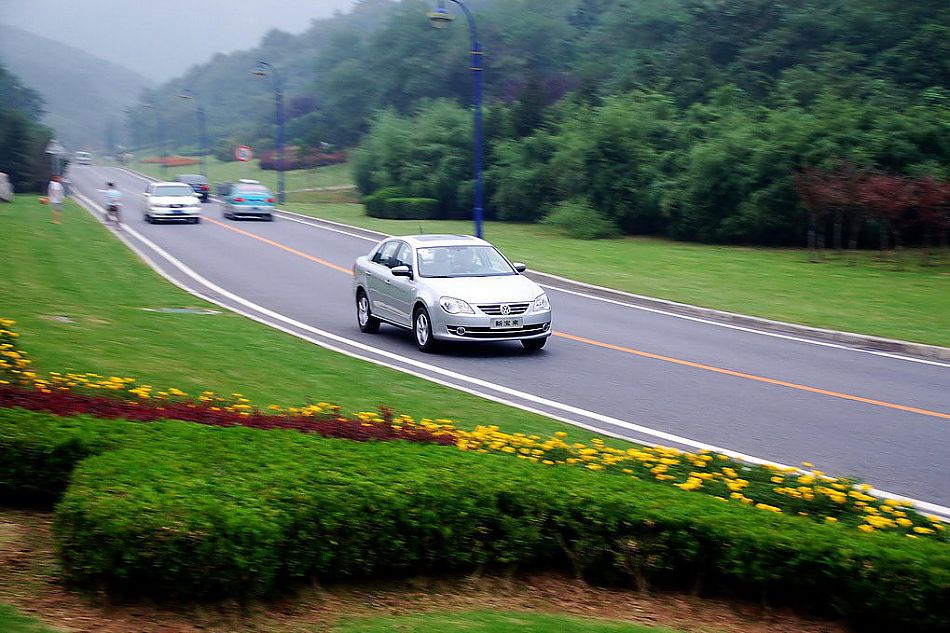 新宝来试车实拍图外观