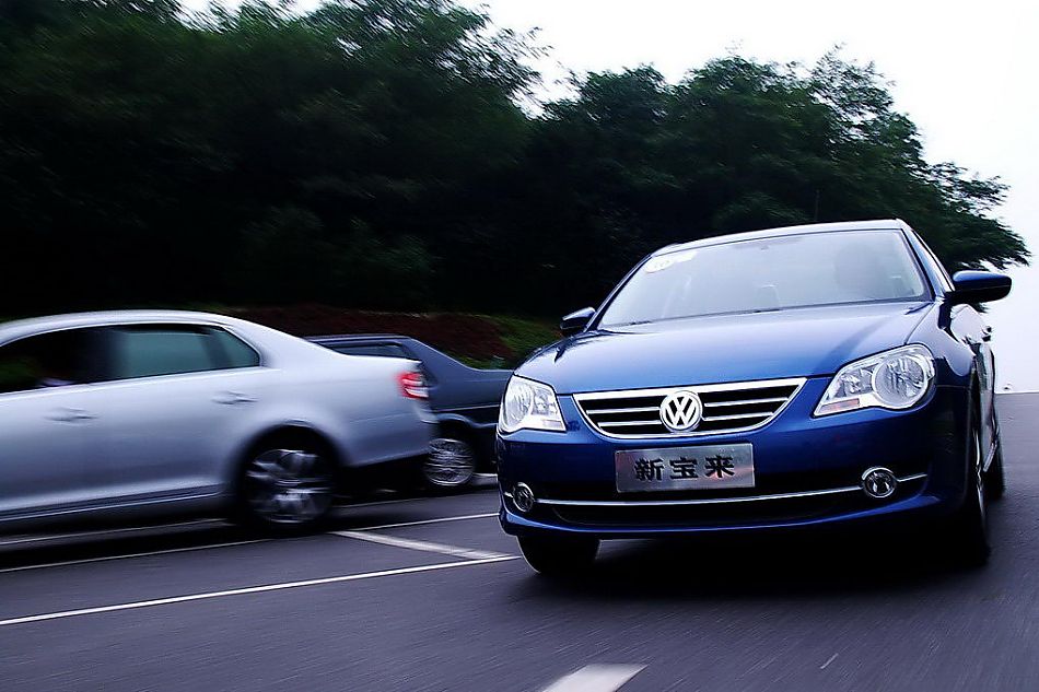 新宝来试车实拍图外观