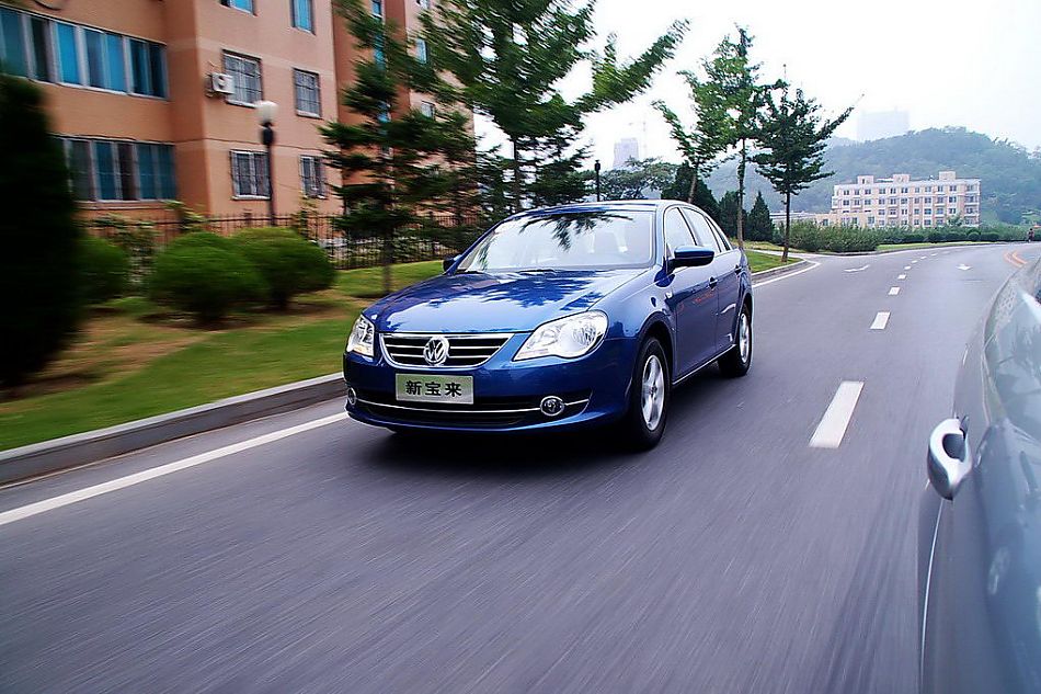 新宝来试车实拍图外观