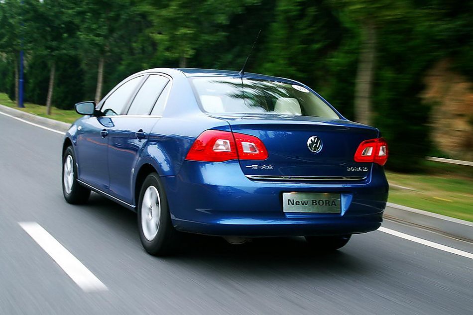 新宝来试车实拍图外观