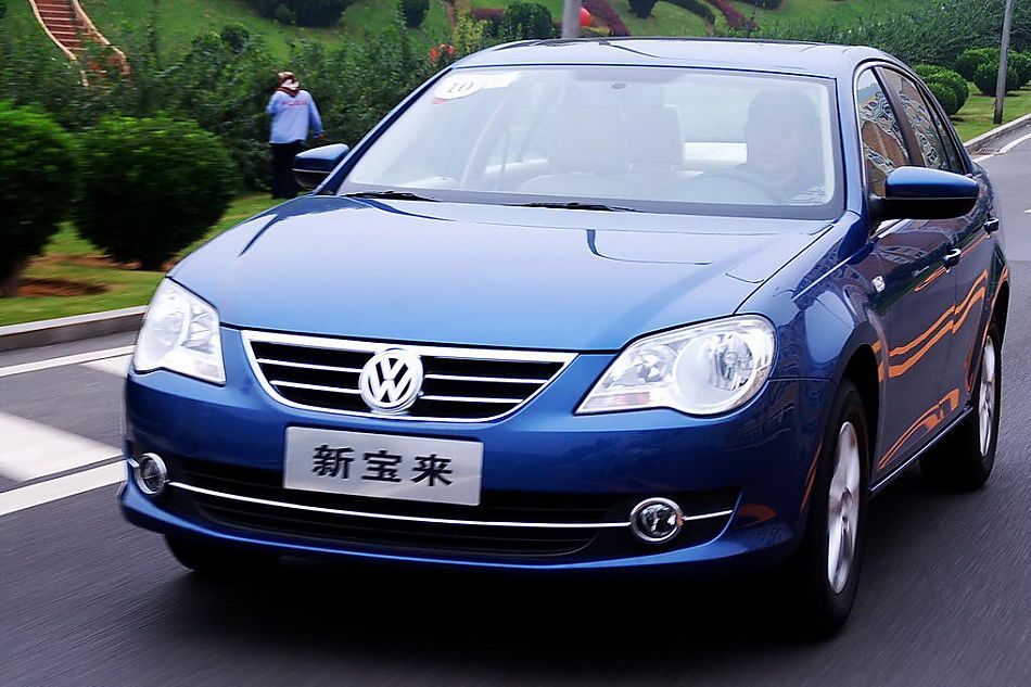 新宝来试车实拍图外观