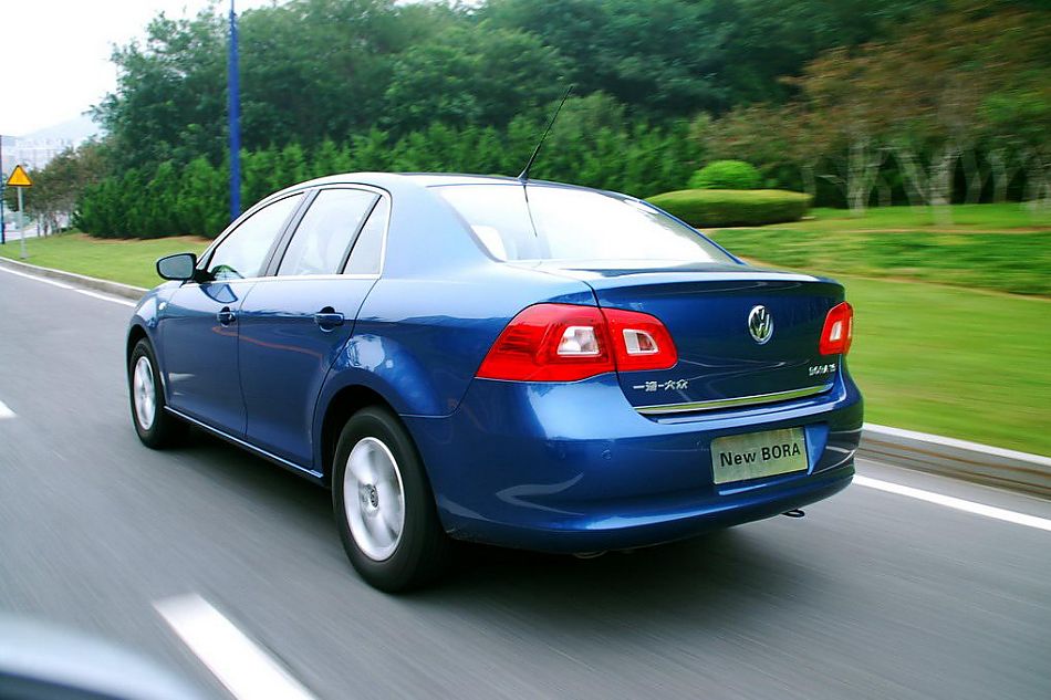 新宝来试车实拍图外观