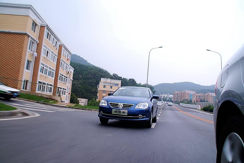 新宝来试车实拍图外观