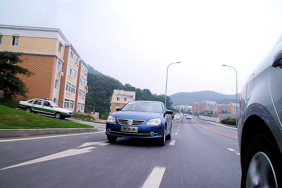 新宝来试车实拍图外观