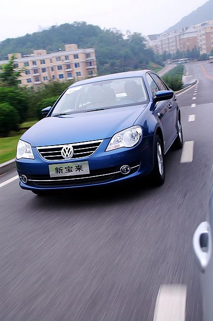 新宝来试车实拍图外观