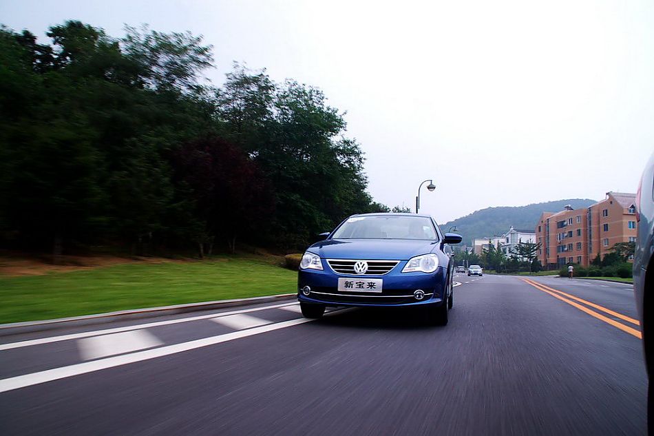 新宝来试车实拍图外观