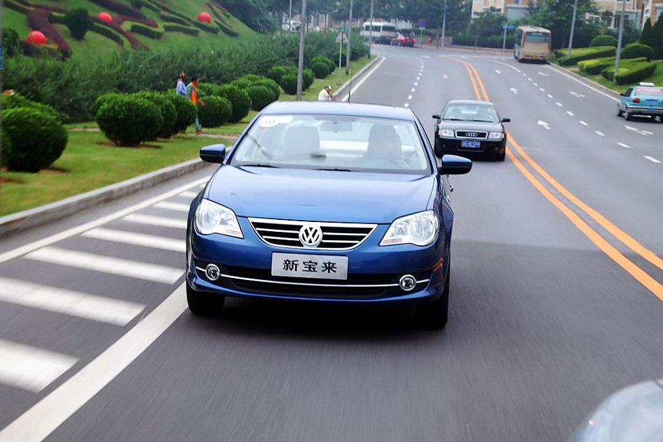 新宝来试车实拍图外观