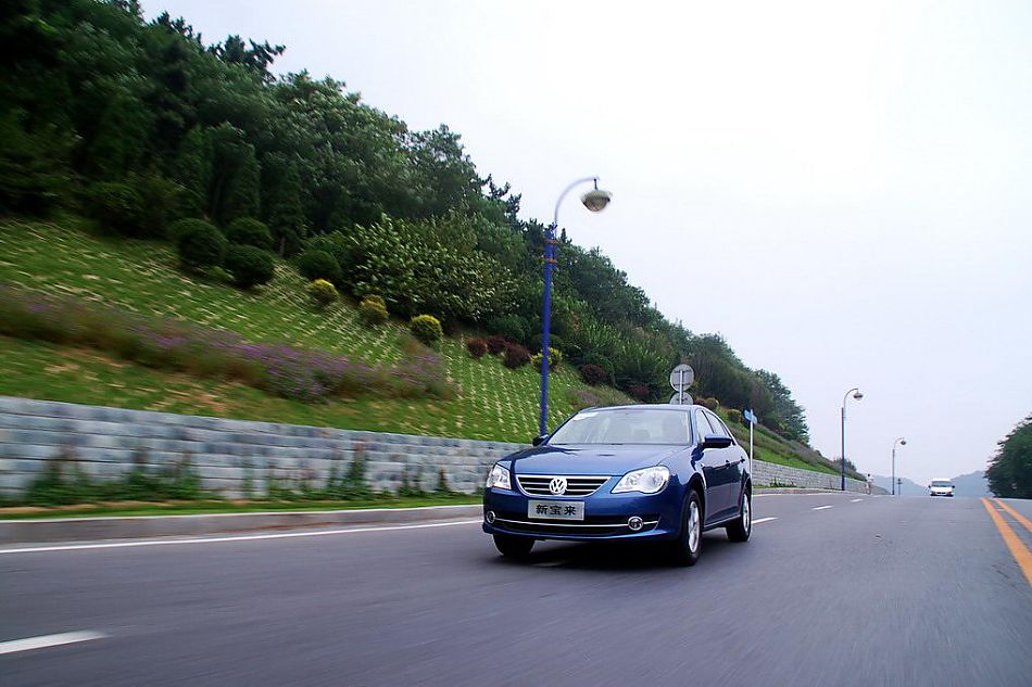 新宝来试车实拍图外观