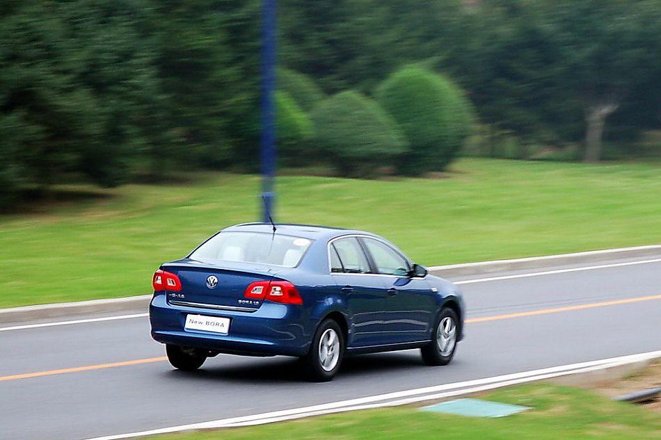 新宝来试车实拍图外观