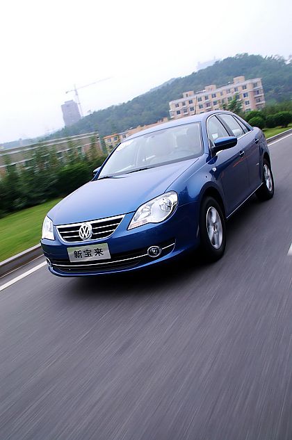 新宝来试车实拍图外观