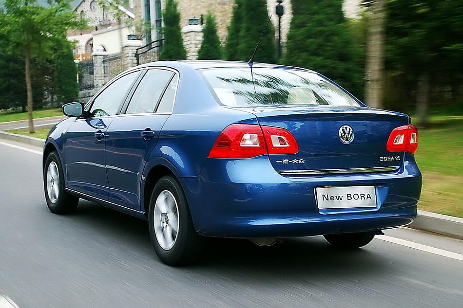 新宝来试车实拍图外观