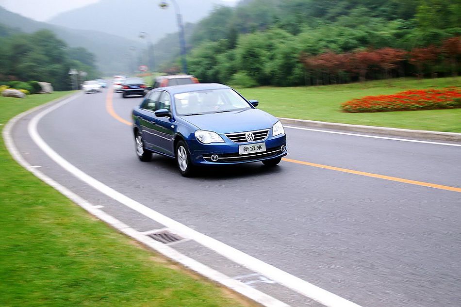 新宝来试车实拍图外观