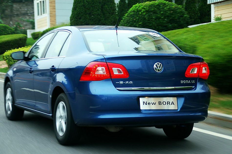 新宝来试车实拍图外观