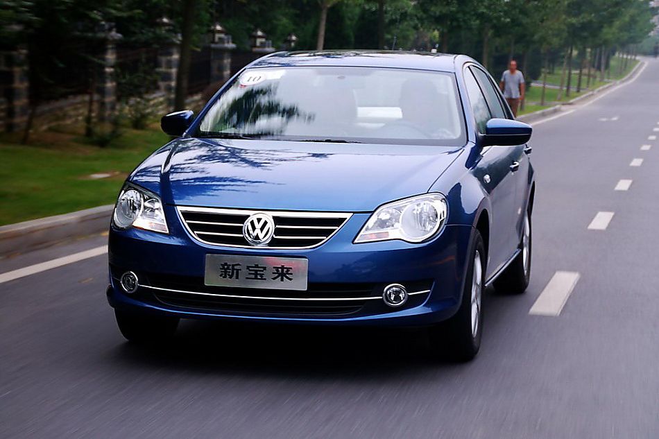 新宝来试车实拍图外观