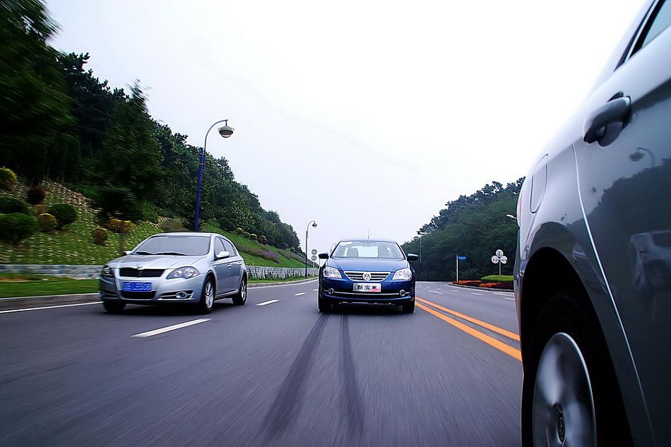 新宝来试车实拍图外观