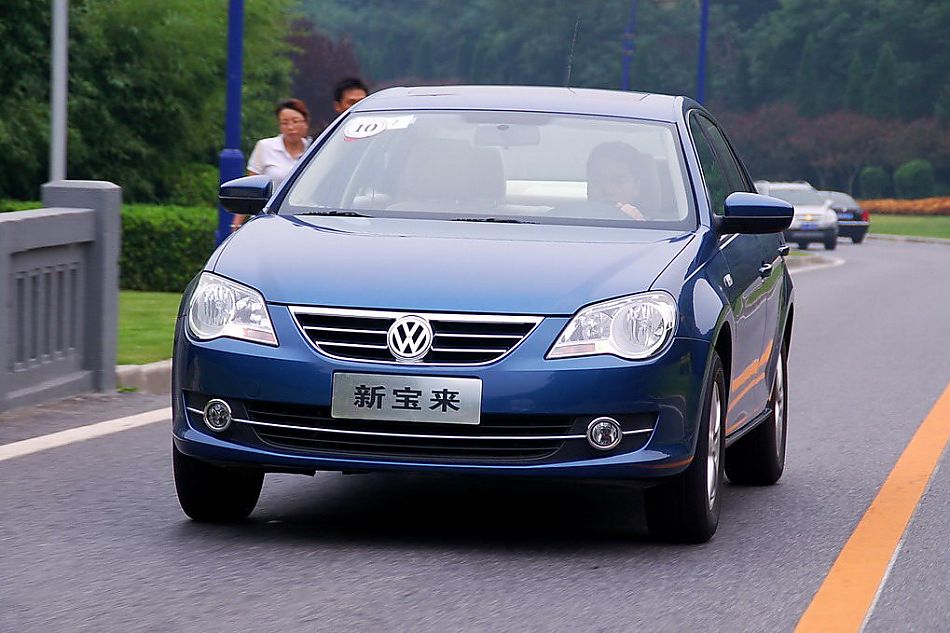新宝来试车实拍图外观