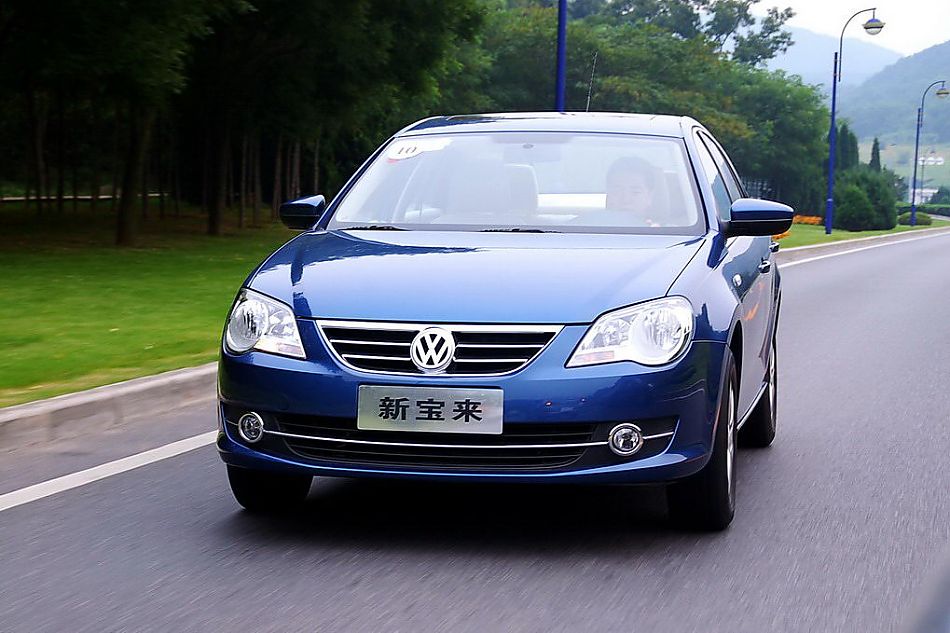 新宝来试车实拍图外观
