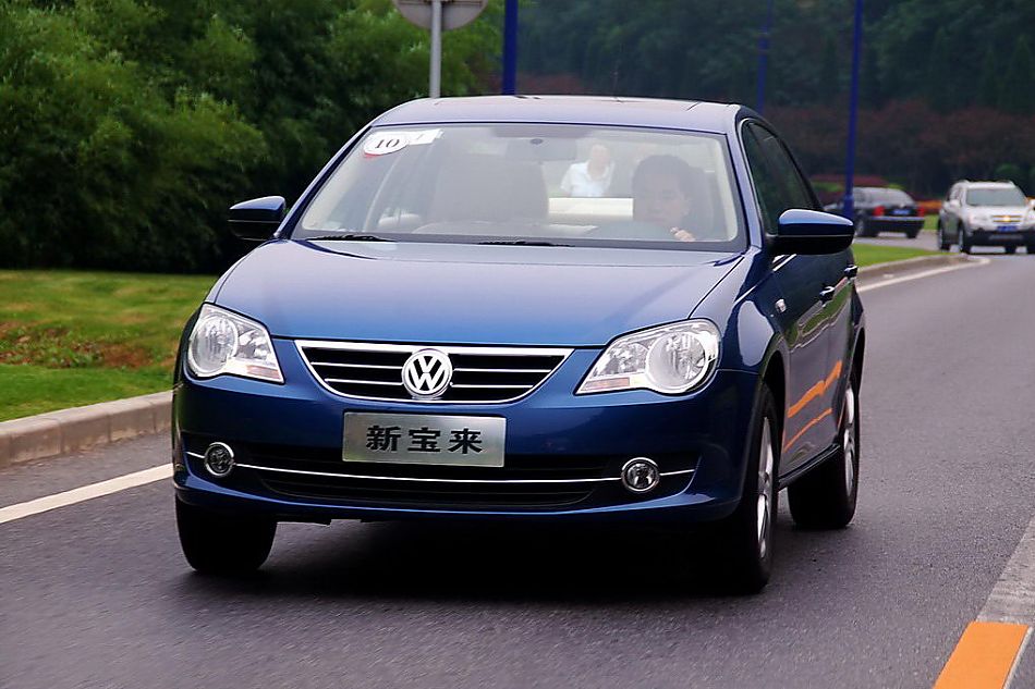 新宝来试车实拍图外观