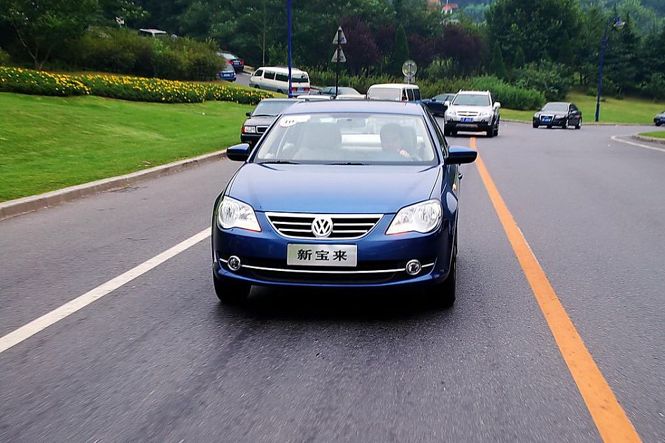 新宝来试车实拍图外观