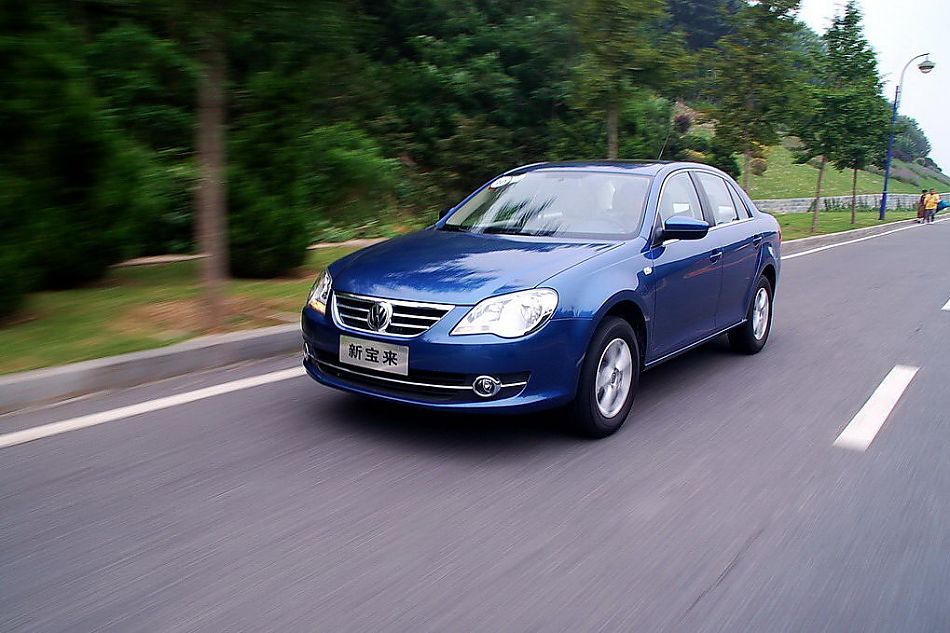 新宝来试车实拍图外观