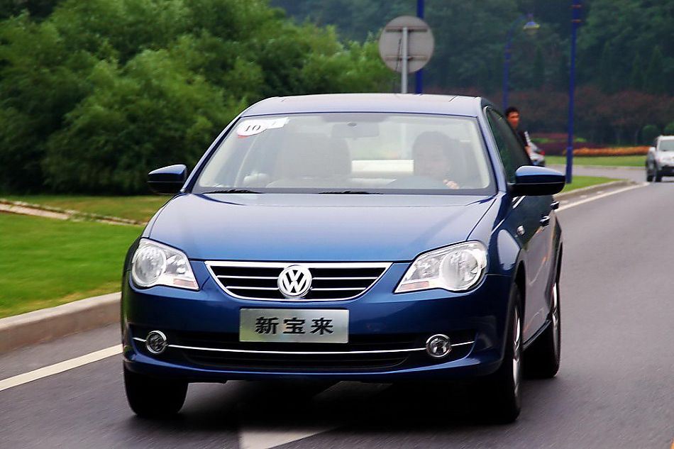 新宝来试车实拍图外观
