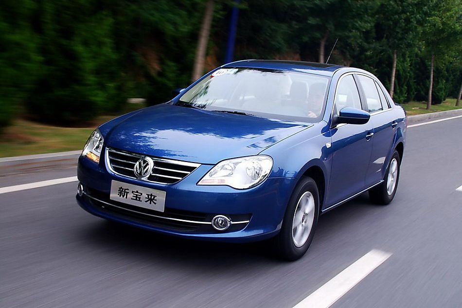 新宝来试车实拍图外观