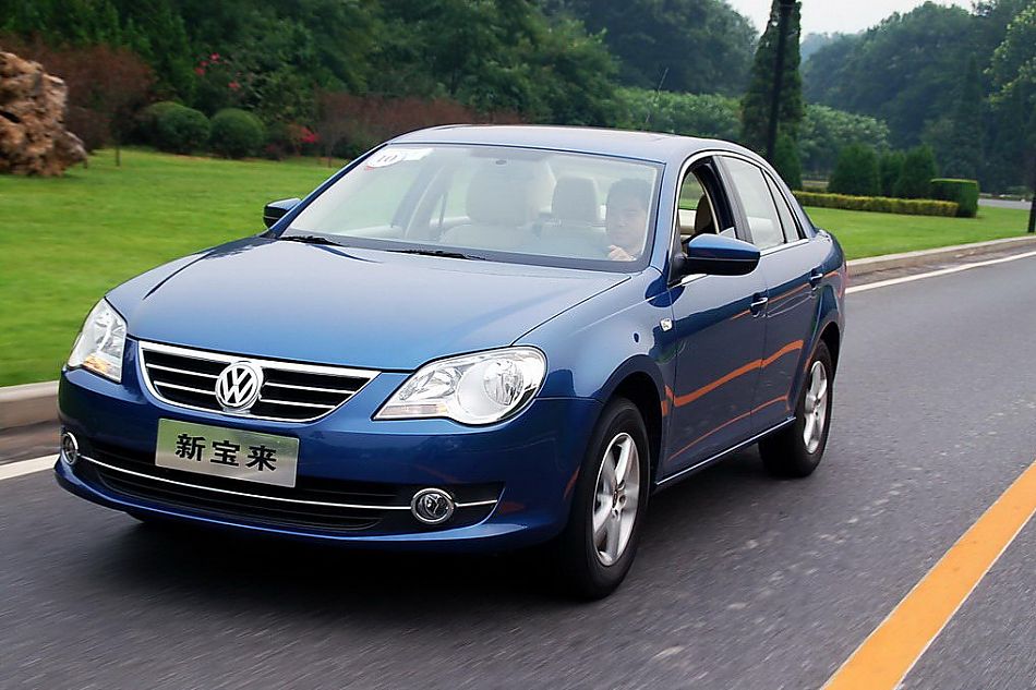 新宝来试车实拍图外观