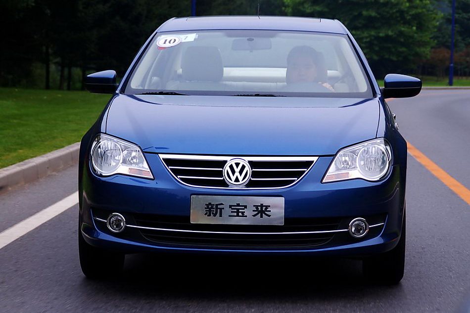 新宝来试车实拍图外观