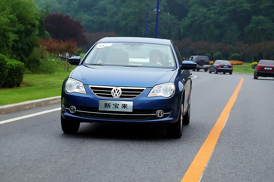 新宝来试车实拍图外观