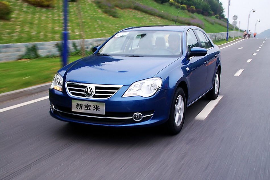 新宝来试车实拍图外观