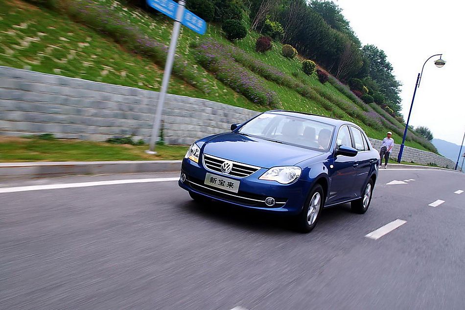 新宝来试车实拍图外观