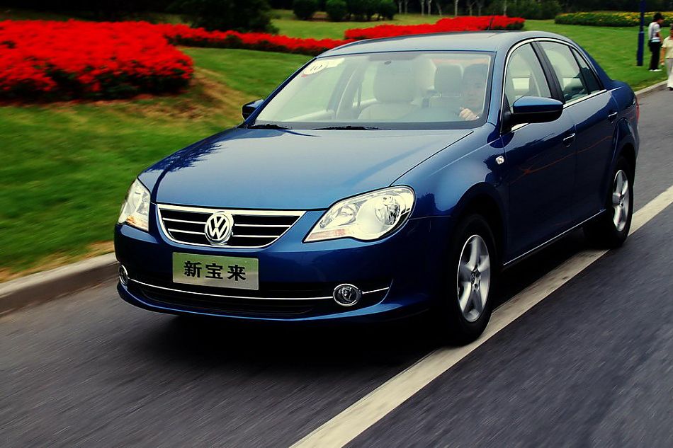 新宝来试车实拍图外观