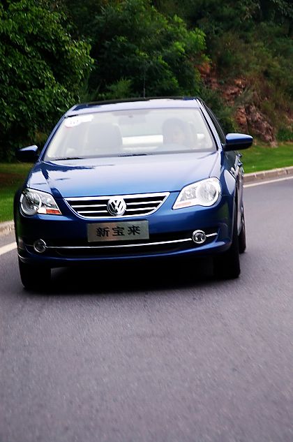 新宝来试车实拍图外观