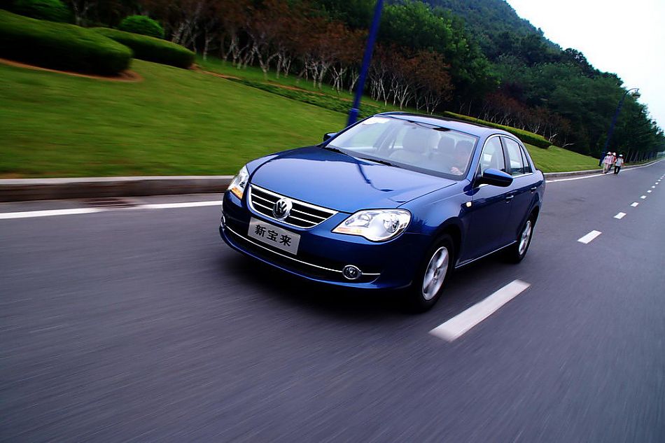 新宝来试车实拍图外观