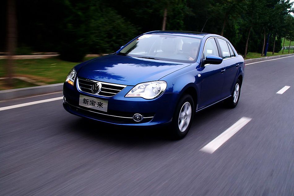 新宝来试车实拍图外观