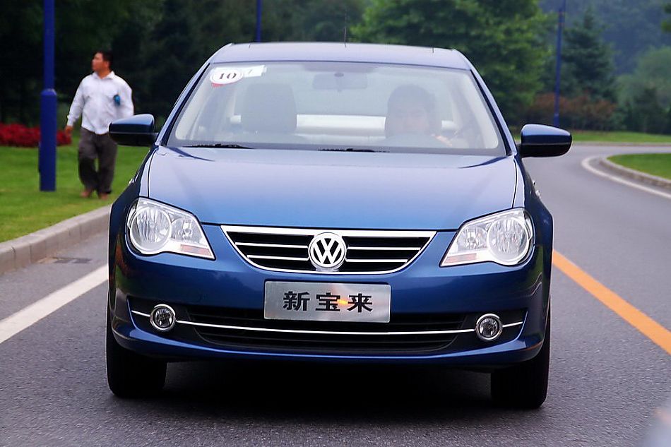 新宝来试车实拍图外观