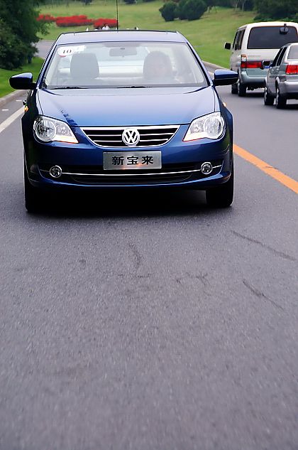 新宝来试车实拍图外观