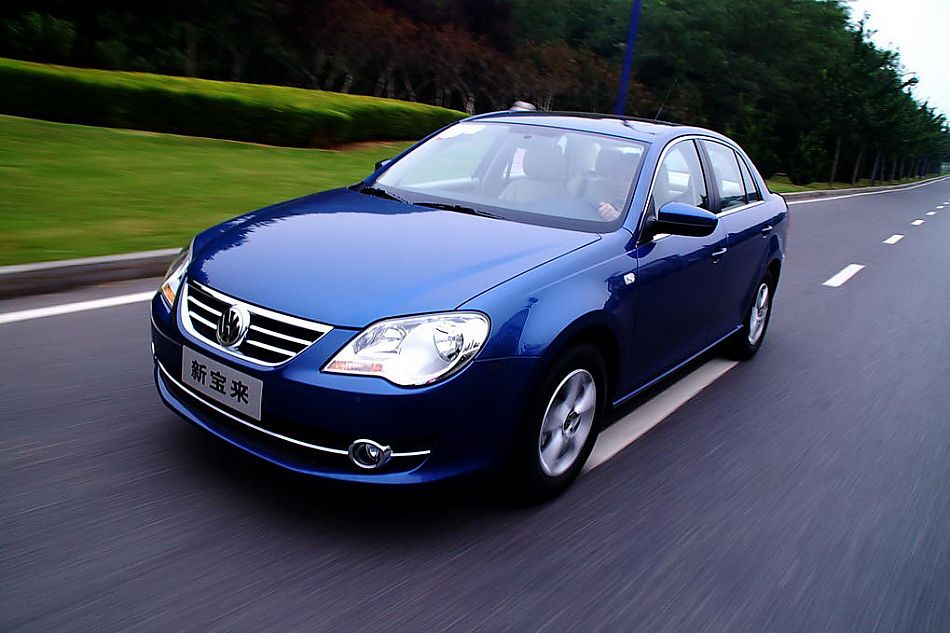 新宝来试车实拍图外观