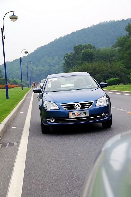 新宝来试车实拍图外观