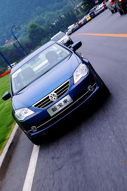 新宝来试车实拍图外观