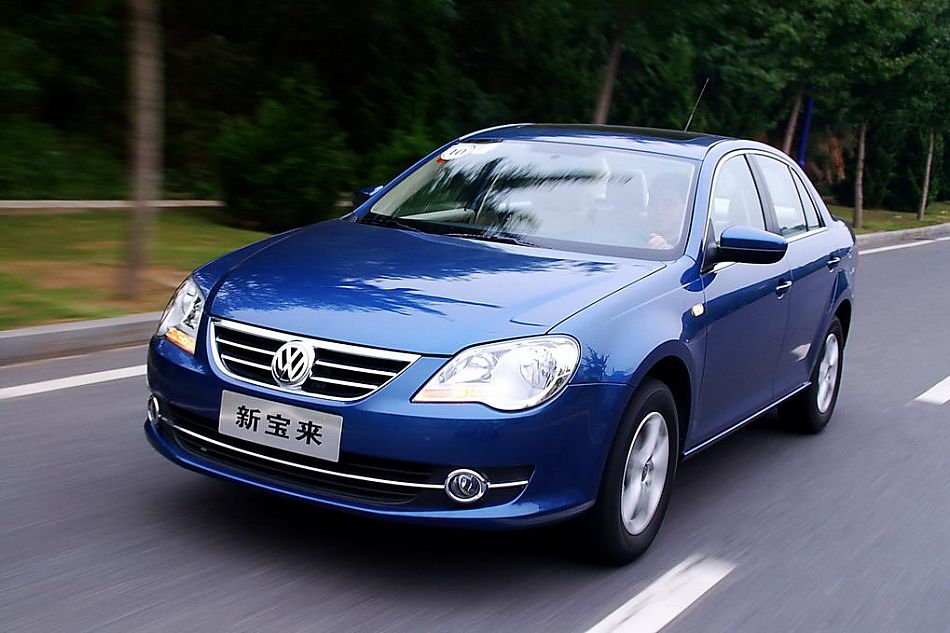 新宝来试车实拍图外观