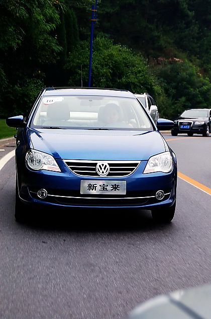 新宝来试车实拍图外观