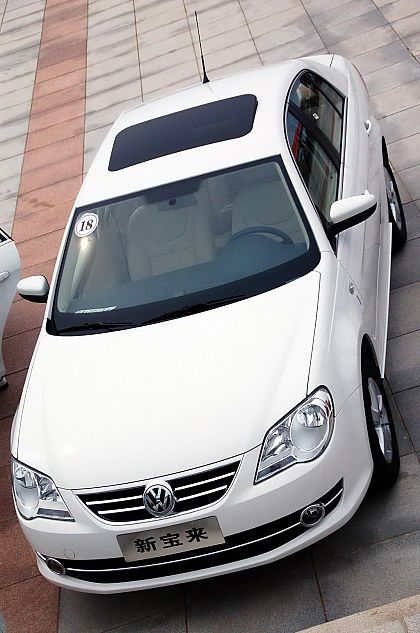 新宝来实拍图外观