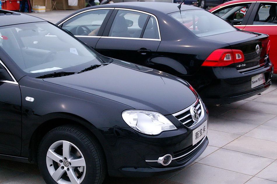 新宝来实拍图外观