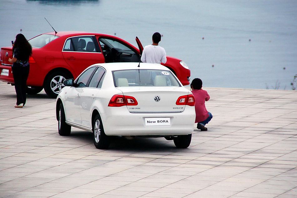 新宝来实拍图外观