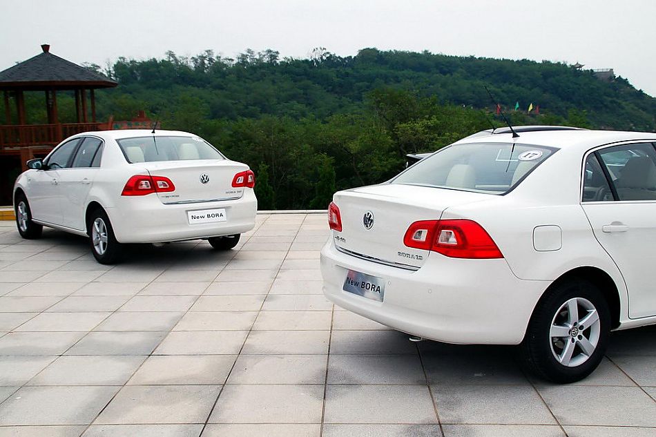 新宝来实拍图外观