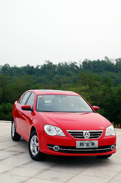 新宝来实拍图外观
