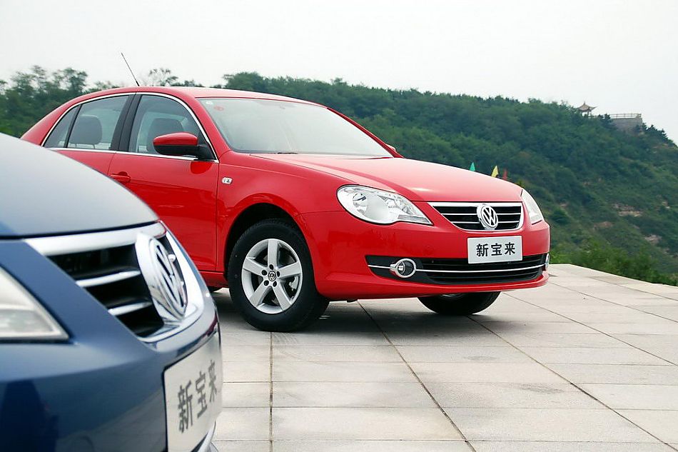 新宝来实拍图外观
