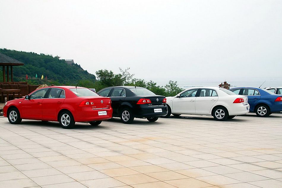 新宝来实拍图外观