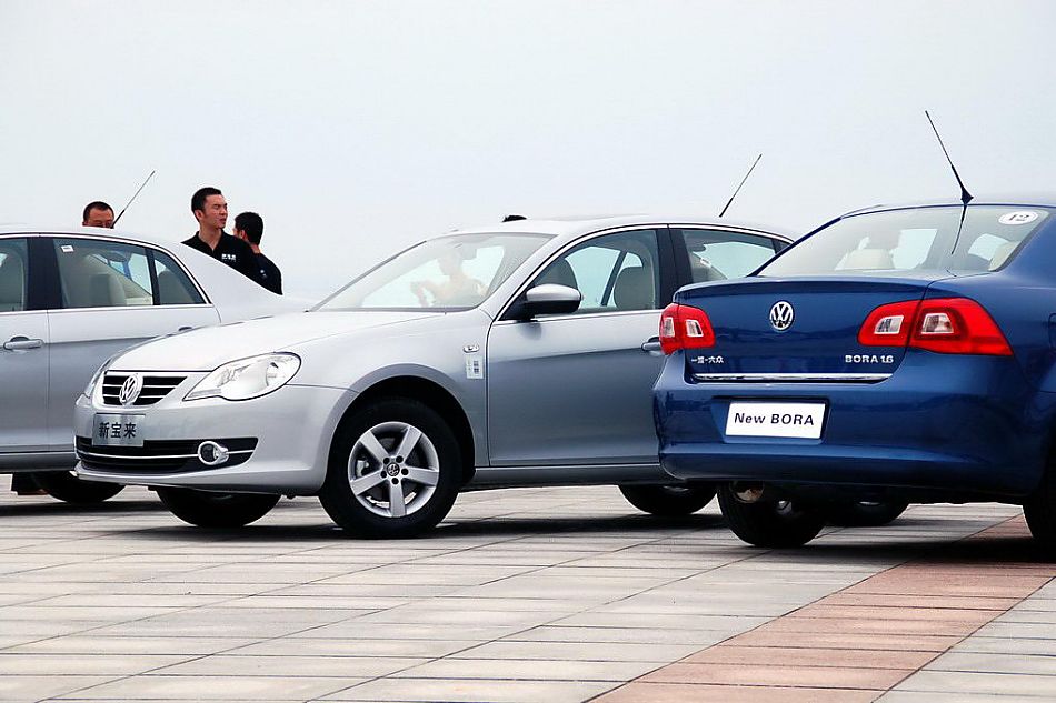 新宝来实拍图外观